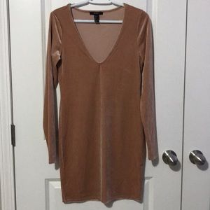 Soft Pink Velvet Dress